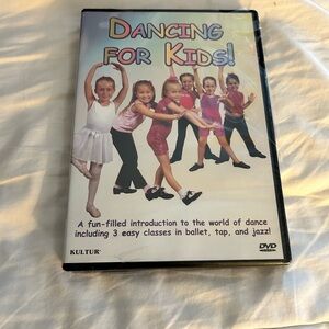 Dancing for Kids DVD Ballet Tap Jazz Lessons New Sealed